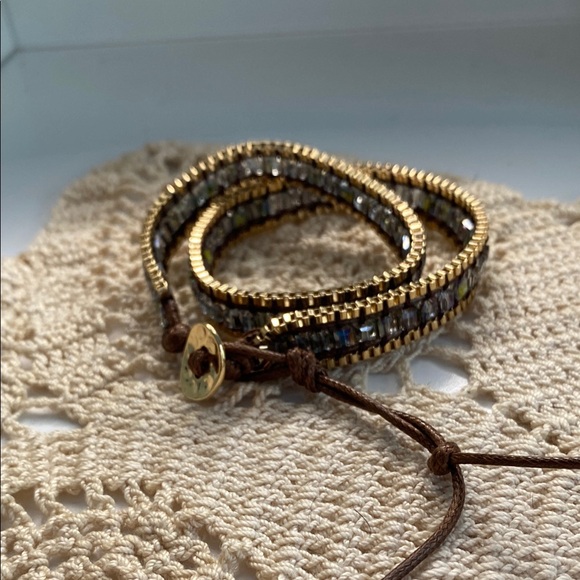 Park Lane Mantra Bracelet Gray and Dark Blue - Picture 3 of 7